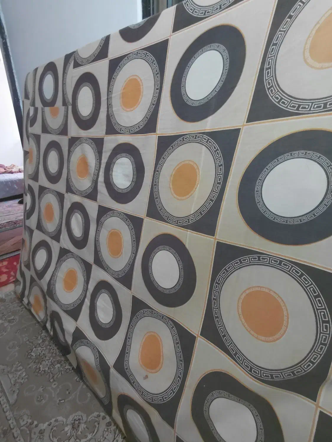 تشک دونفره همراه باتخت فلزی|تشک تختخواب|رشت, جهاد|دیوار