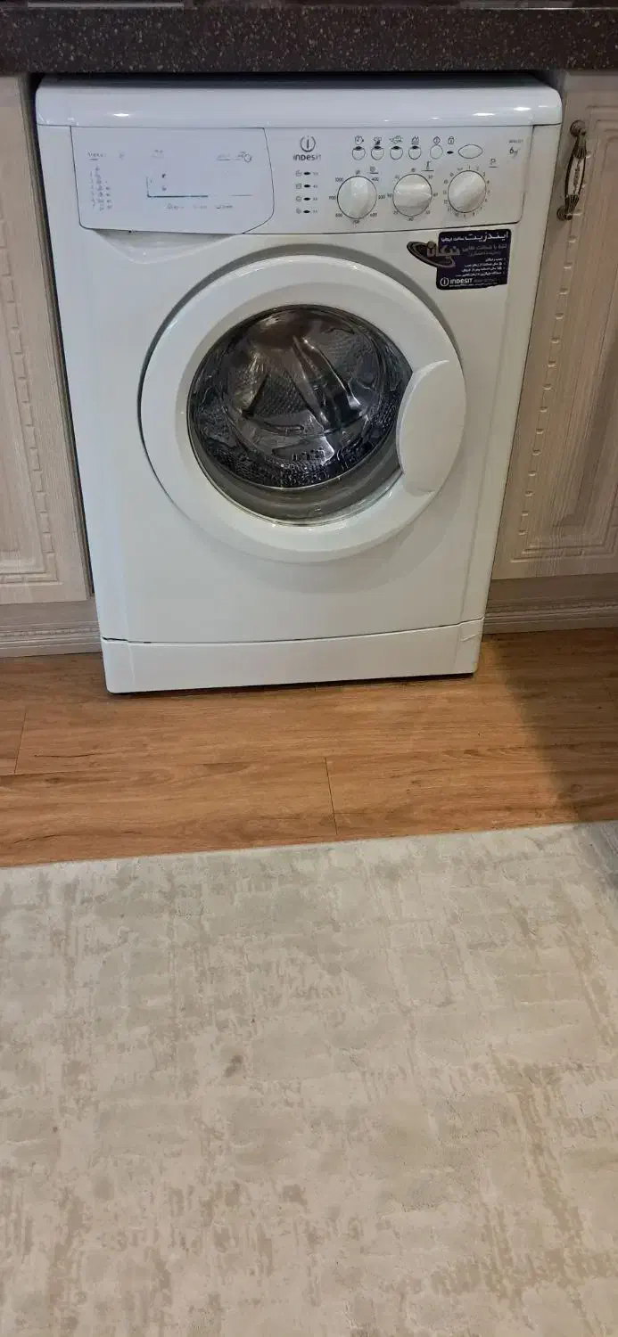 ماشین لباس شوئی ایندزیت ۶ کیلویی|ماشین لباسشویی و خشککن لباس|مشهد, آزادشهر|دیوار