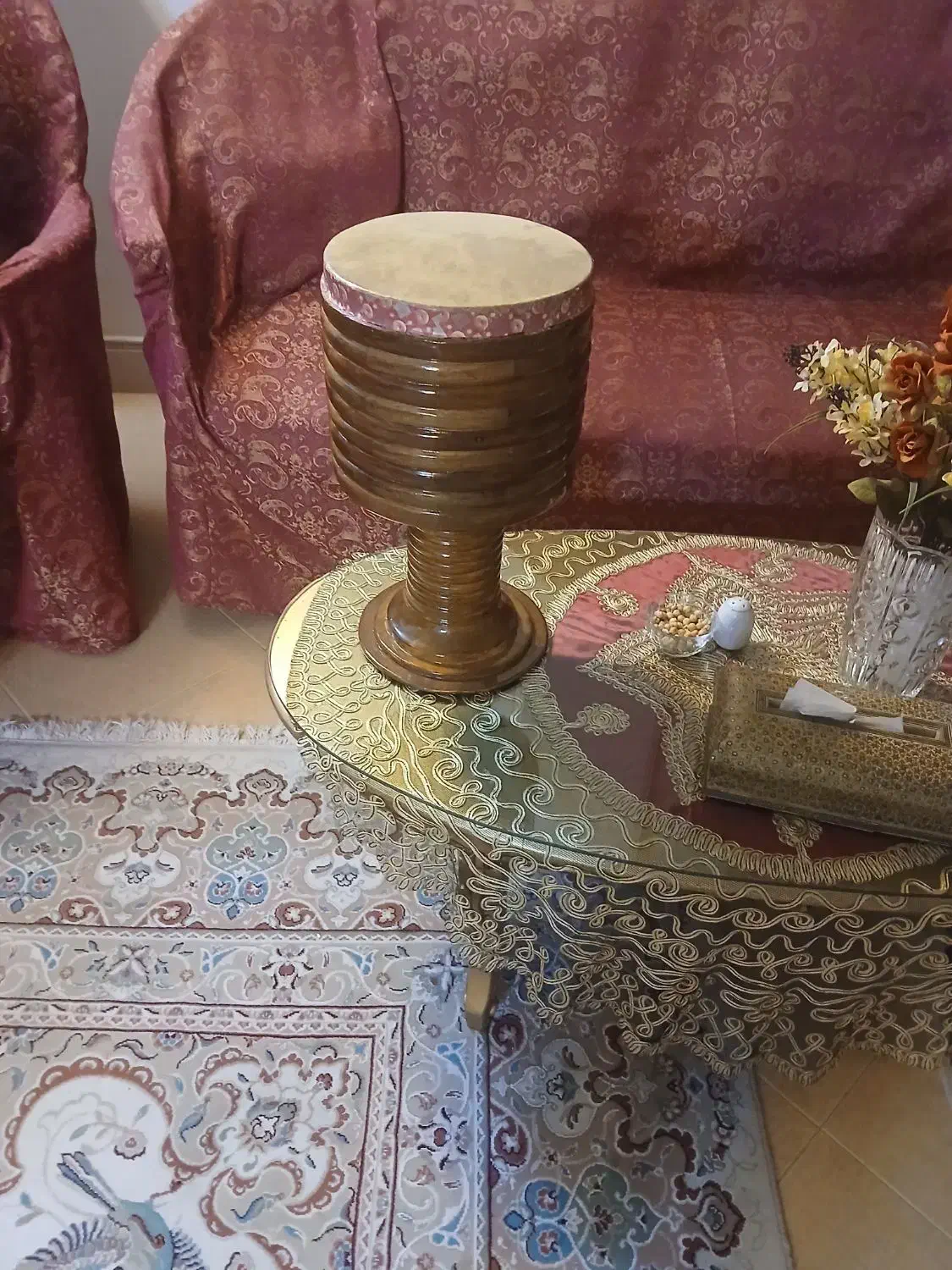 تومبک|سازهای سنتی|اصفهان, قلعه نو|دیوار