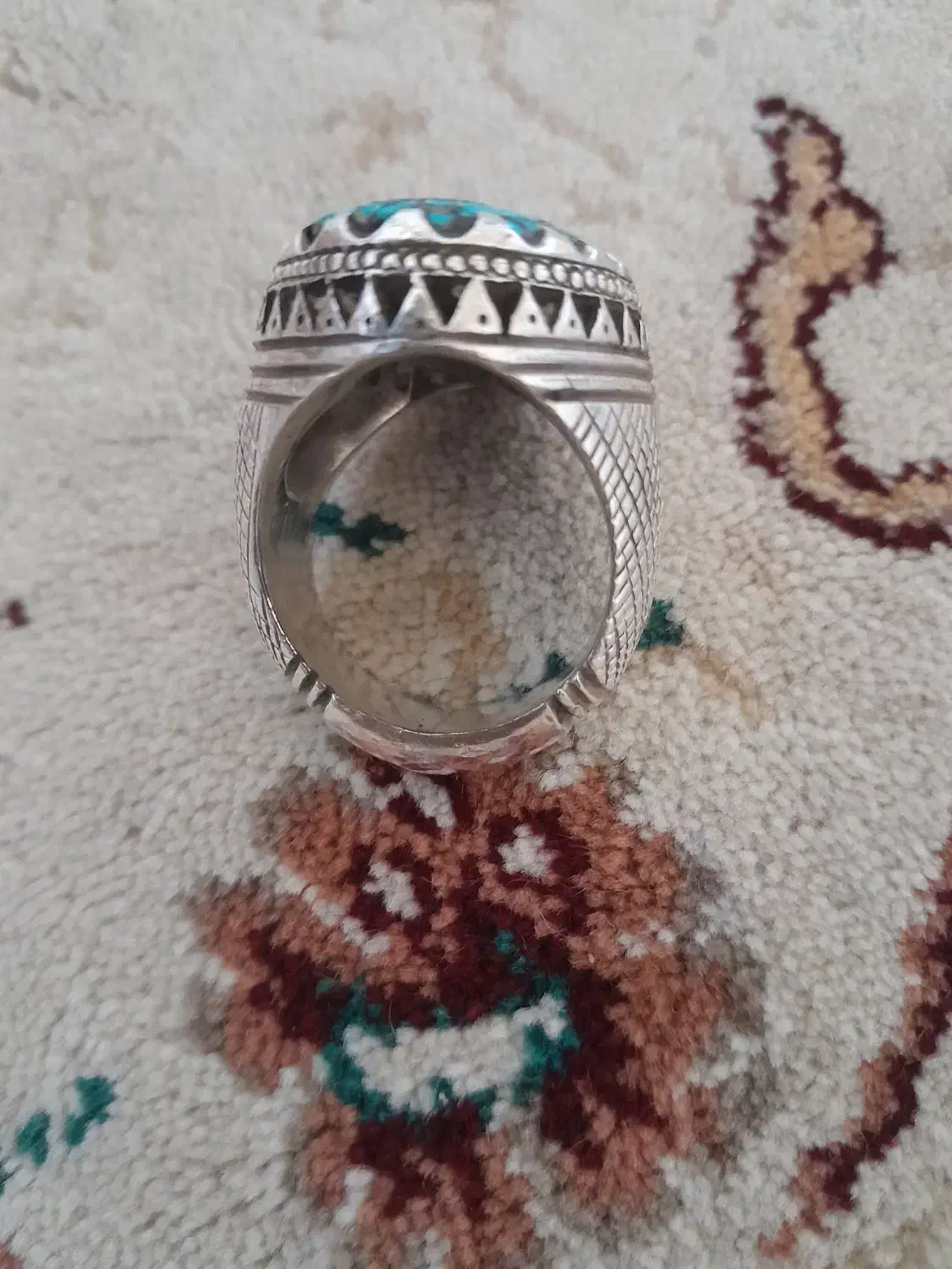 انگشترنقره فیروزه نیشابور|جواهرات|کرج, گلشهر|دیوار