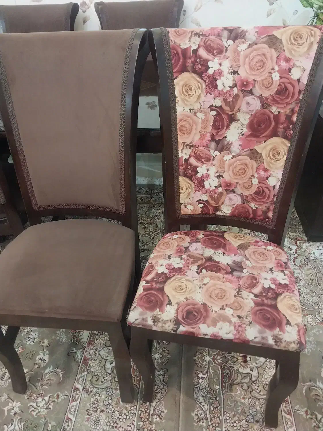 میزناهارخورید۸نفره قهوای شکلاتی درحدنو|میز و صندلی غذاخوری|تهران, گلستان (شهرک راه آهن)|دیوار