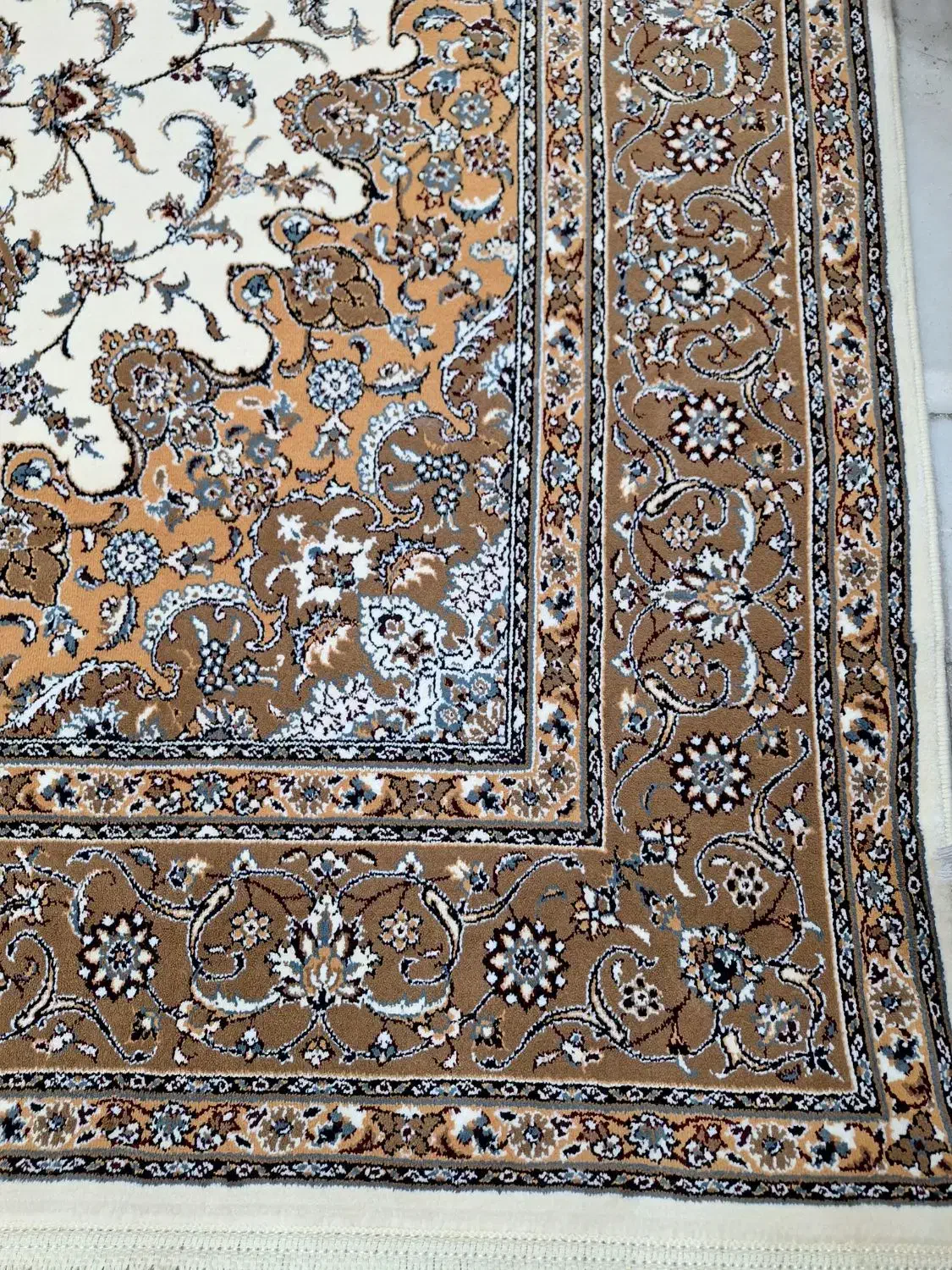 یک جفت فرش ۶متری طرح نایین کرم نو آک|فرش|اصفهان, شاهزید|دیوار