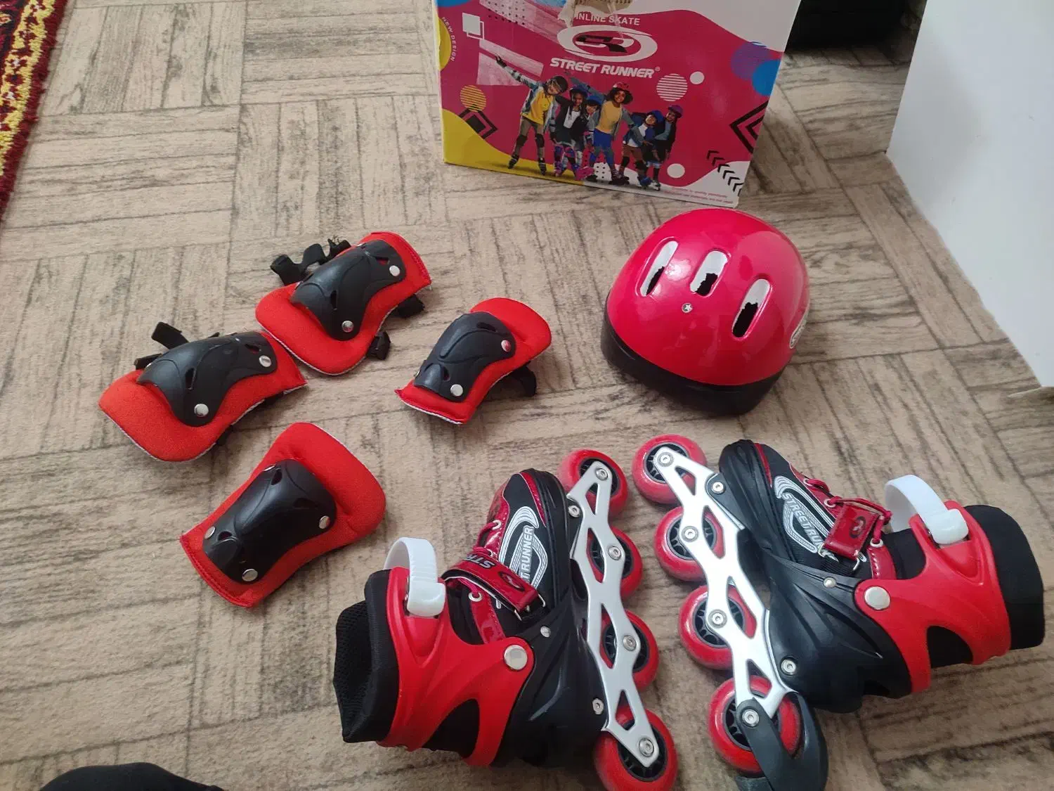 اسکیت ژله ای همراه ست|دوچرخه، اسکیت، اسکوتر|اهر, |دیوار