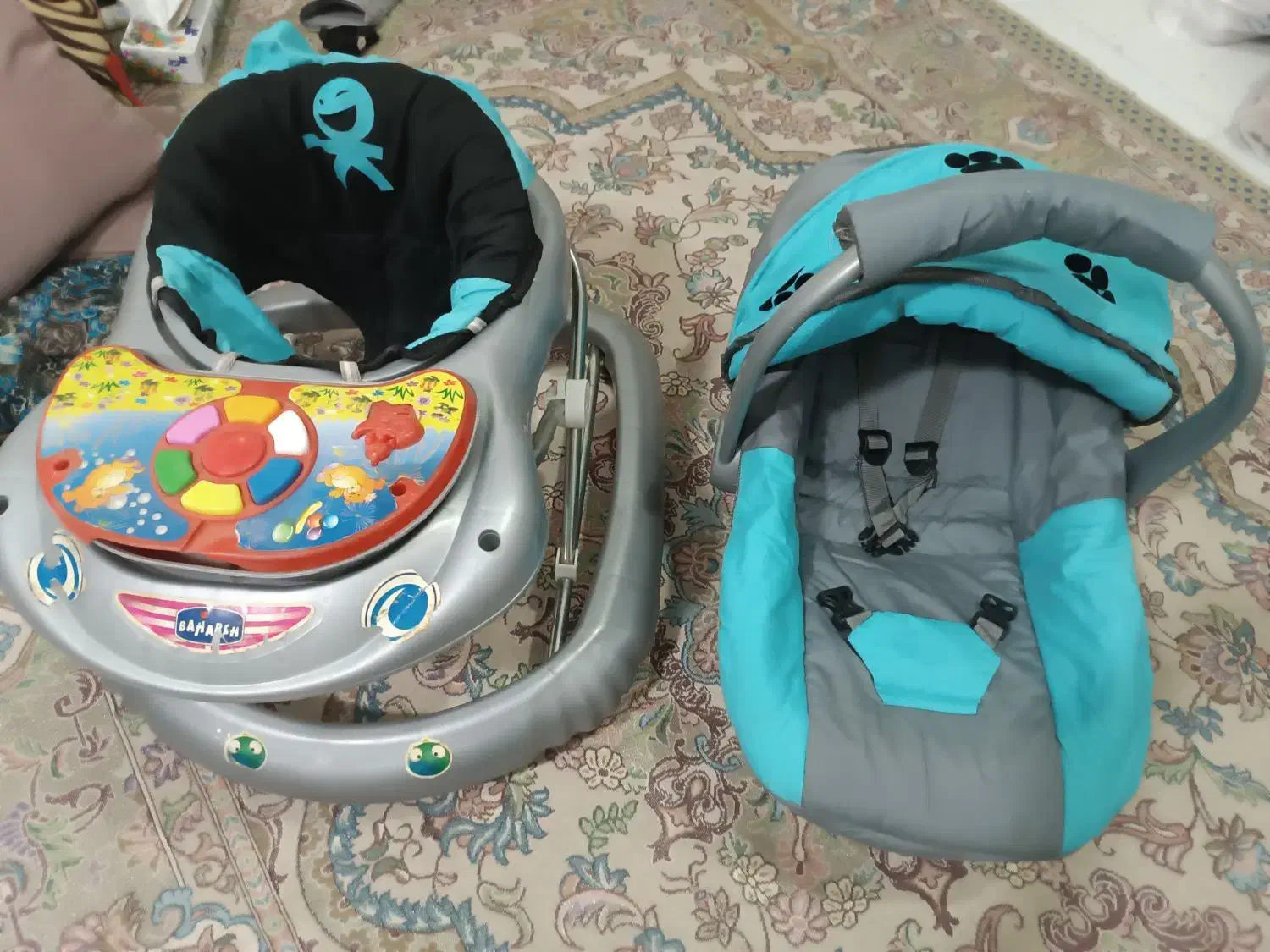 کریر و روروئک سالم و تمیز(فوری)|کالسکه و لوازم جانبی|مشهد, موعود|دیوار