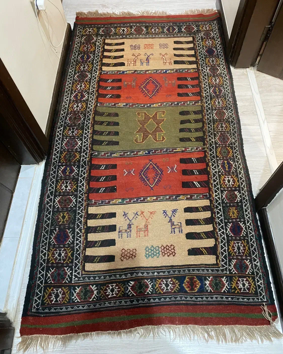 گلیم فرش دستباف|گلیم، جاجیم، گبه|مشهد, سجاد شهر|دیوار