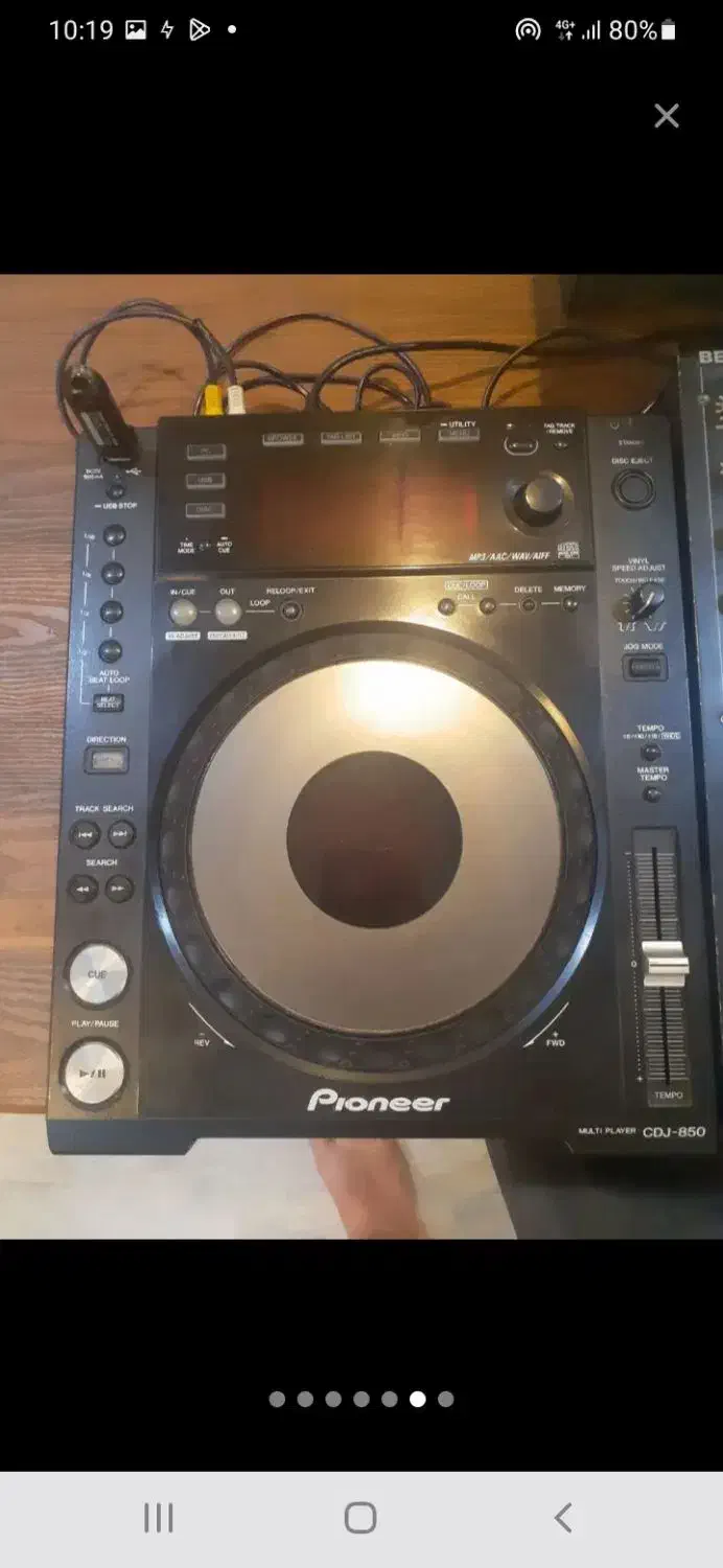 دستگاه dj /دیجی cdj850 فلش خور و کنترلرشو|آلات موسیقی|تهران, تجریش|دیوار