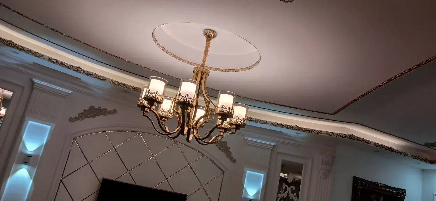 لوسترکم کار و درحدنو دوعدد|لوستر و چراغ آویز|اردبیل, |دیوار