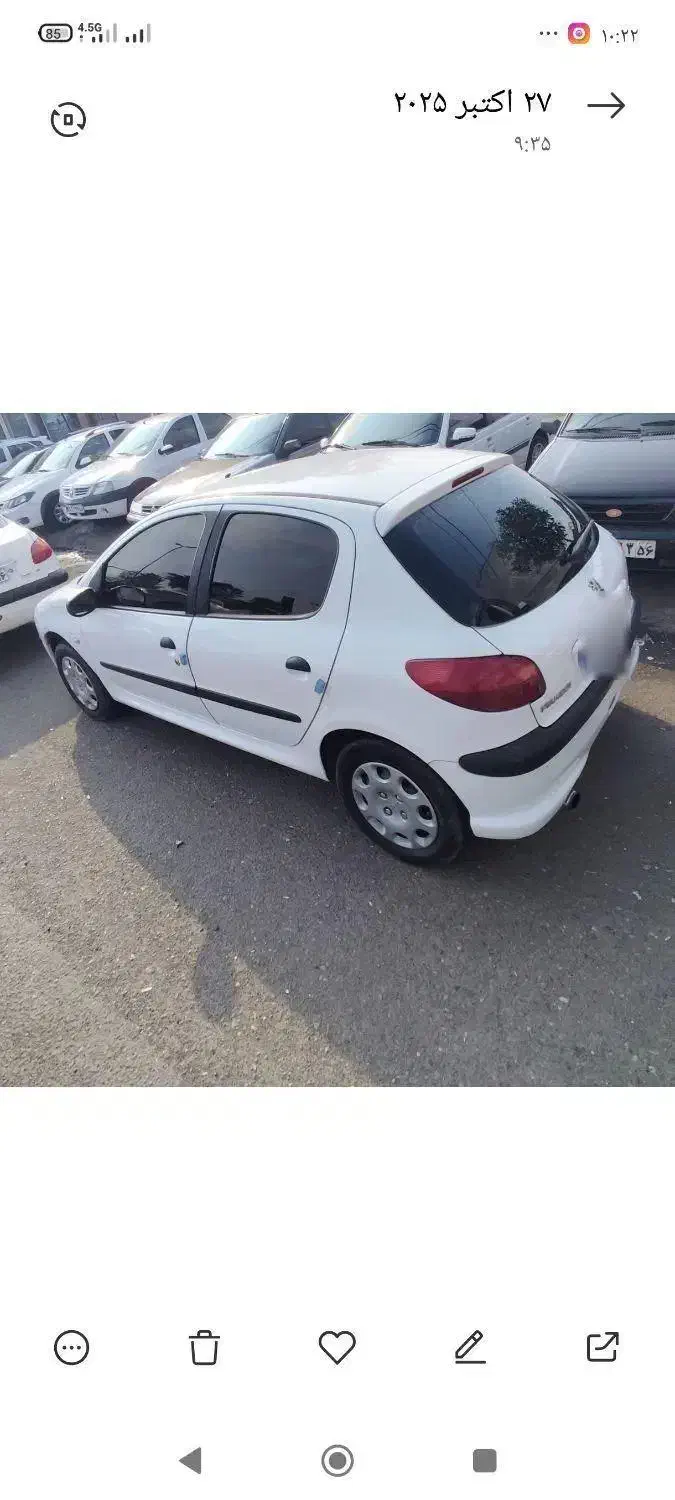 پژو206مدل 89بدون ضربه|خودرو سواری و وانت|شلمان, |دیوار