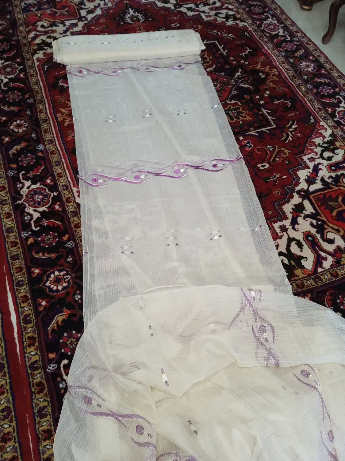 پارچه پرده کاملا نو|پرده، رانر، رومیزی|سهند, |دیوار