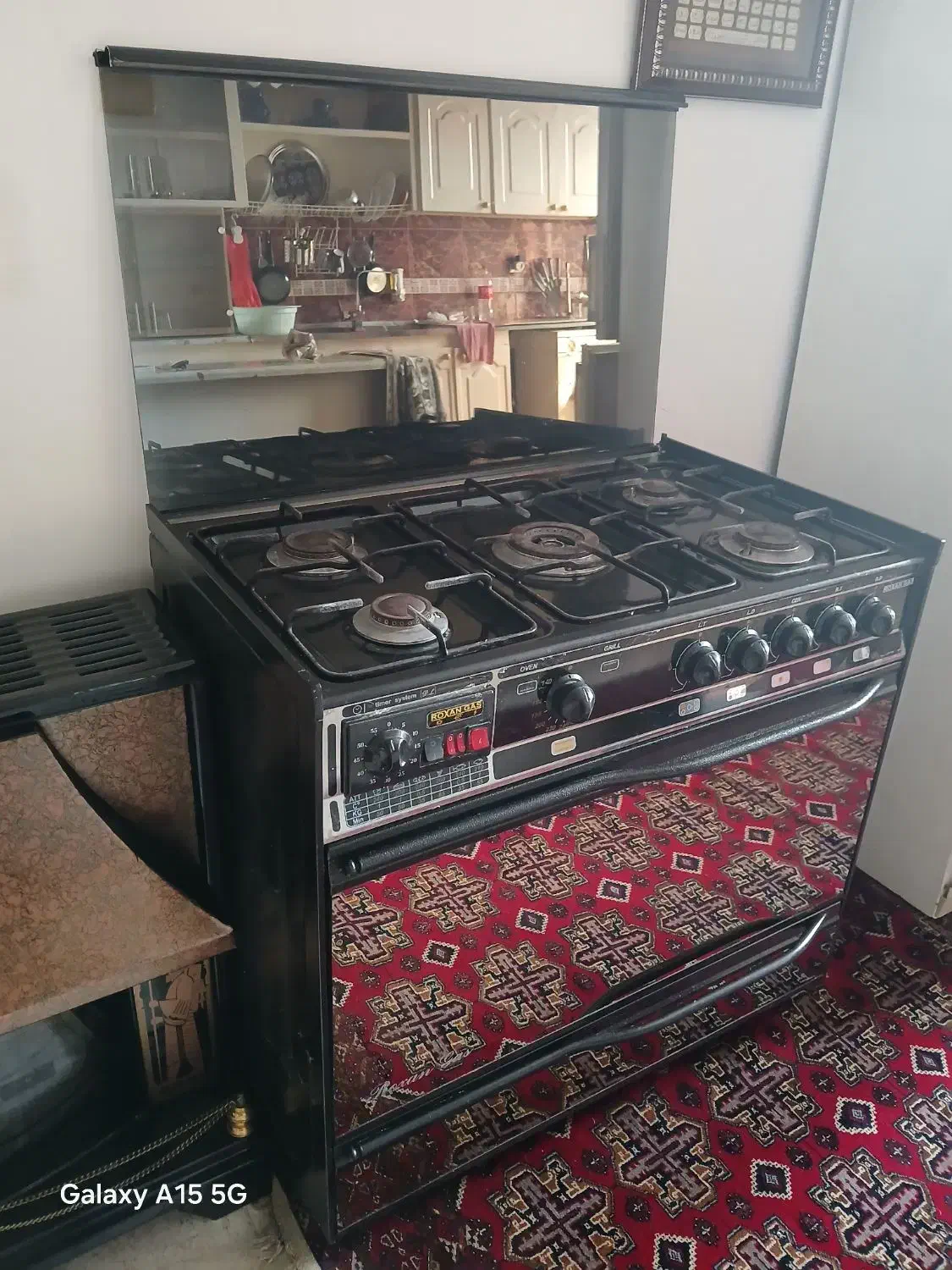 گاز پنج شعله فردار رکسانا|اجاق گاز و لوازم برقی پختوپز|رویان, |دیوار