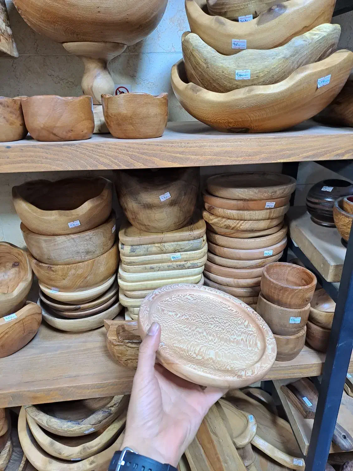 پیاله پیش دستی چوبی|ظروف سرو و پذیرایی|فردیس, قریشی|دیوار