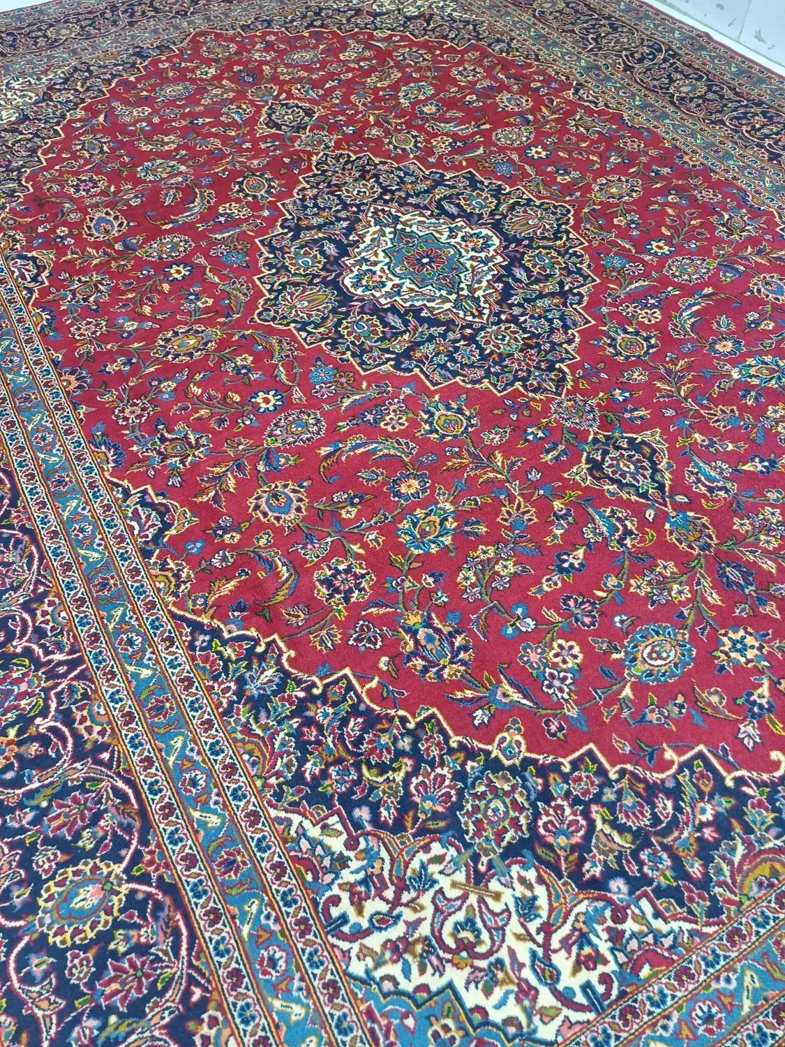 یک تخته فرش دستبافت ۱۲ متری کاشان در حد نو|فرش|کرج, فاز ۱ مهرشهر|دیوار