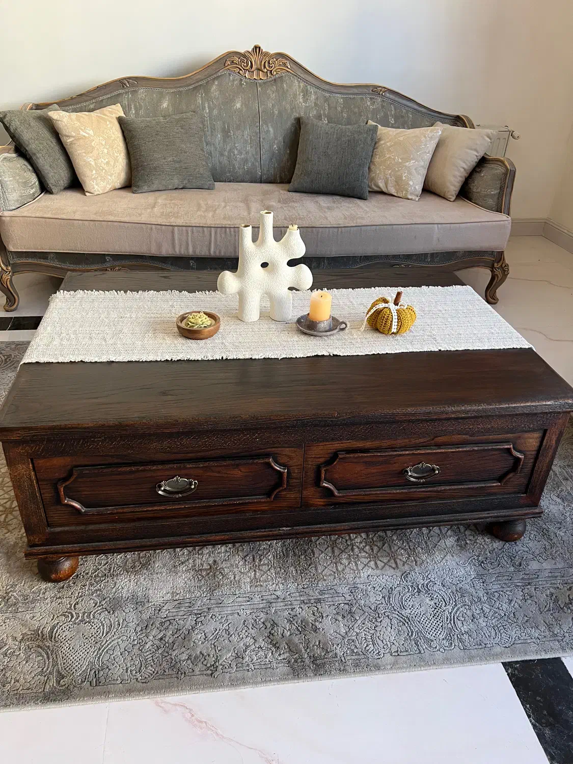 میز جلو مبلی چوبی|مبلمان خانگی و میز عسلی|بابلسر, |دیوار