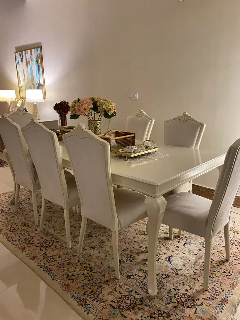 مبل ومیز غذا خوری|مبلمان خانگی و میز عسلی|میانه, |دیوار