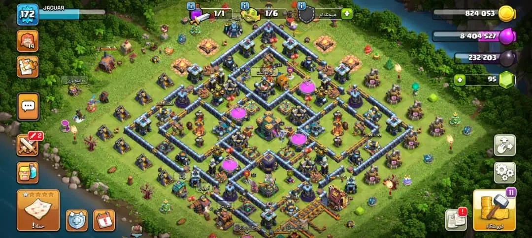 اکانت کلش تان ۱۴ تقریبا مکس|کنسول، بازی ویدئویی و آنلاین|جیرفت, |دیوار