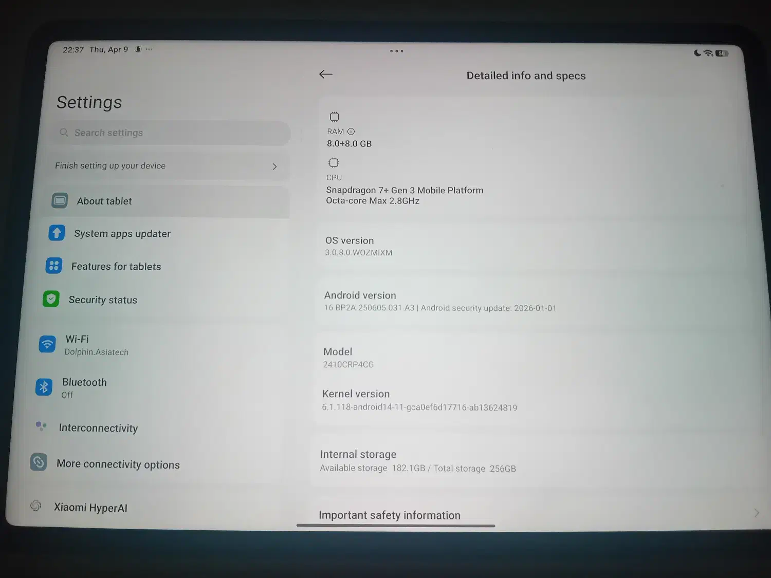 Pad7|تبلت|الیگودرز, |دیوار