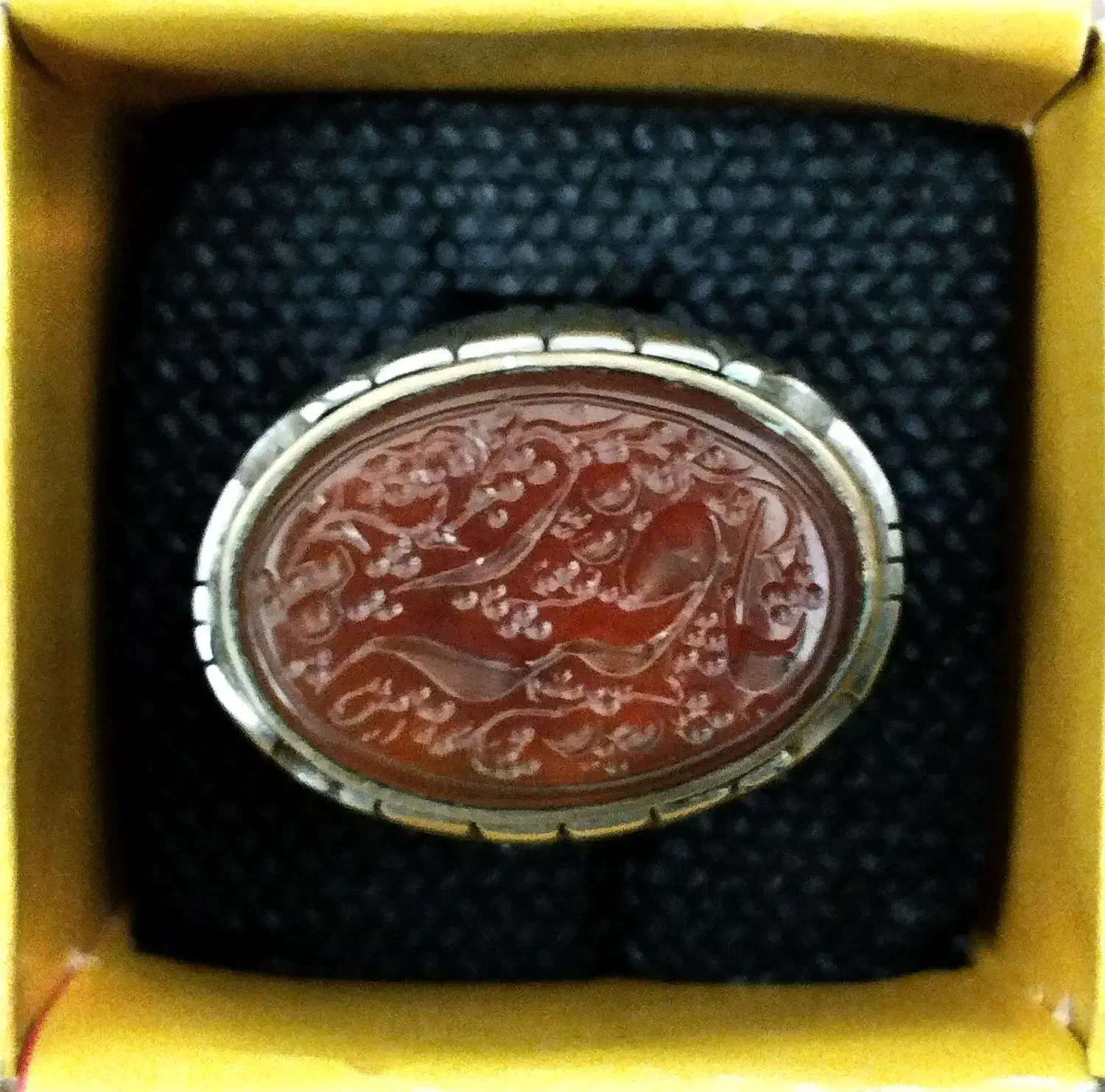 انگشتر عقیق یمنی نقره|جواهرات|خمینیشهر, |دیوار