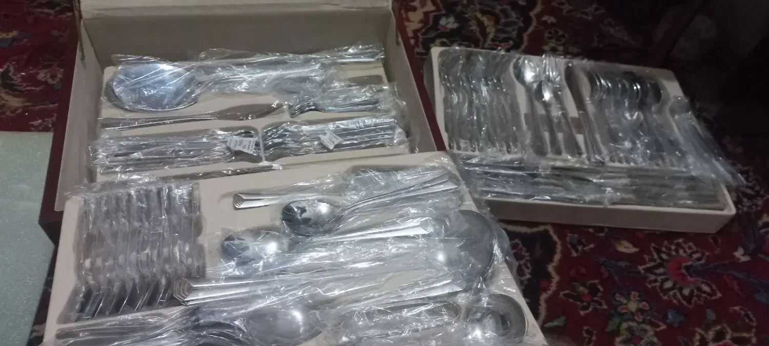 دو سرویس قاشق و چنگال عرشیا|ظروف سرو و پذیرایی|شیراز, شهرک ایثار|دیوار
