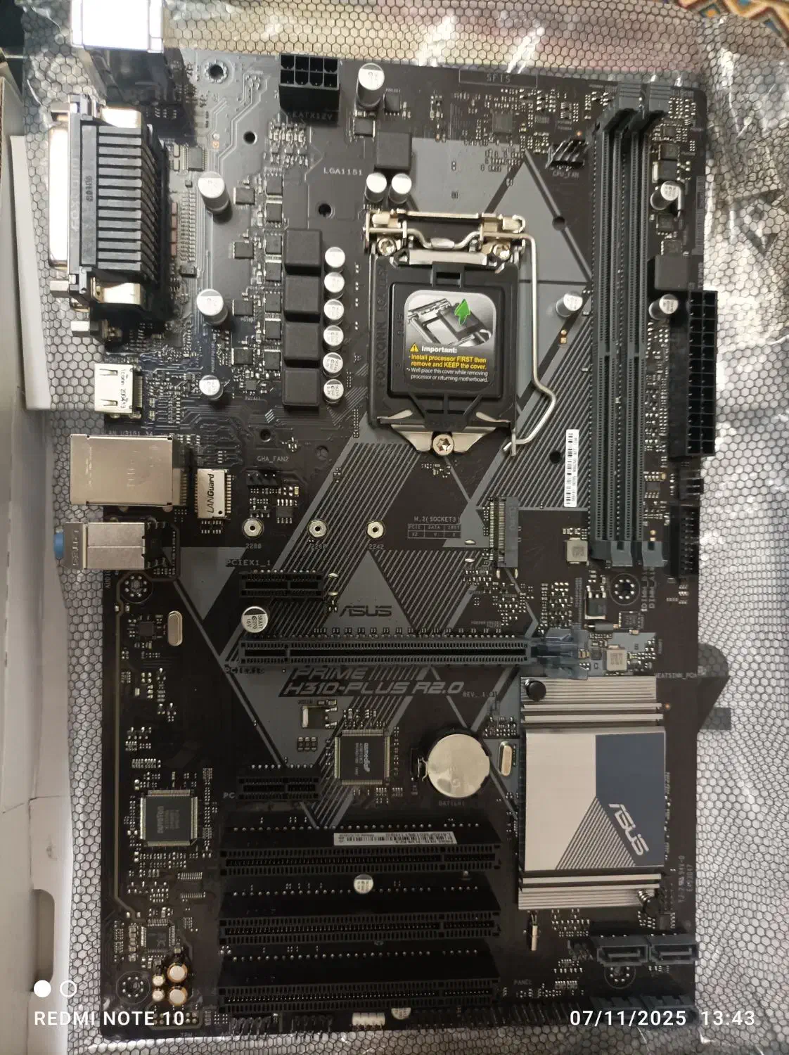 مادر برد ایسوس مدل PRIME .H310-PLUS R2.0.|قطعات و لوازم جانبی رایانه|بوشهر, |دیوار