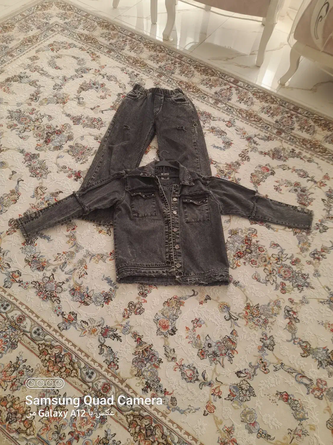 کت و شلوار زغالی دخترانه|لباس|قرچک, باقرآباد|دیوار