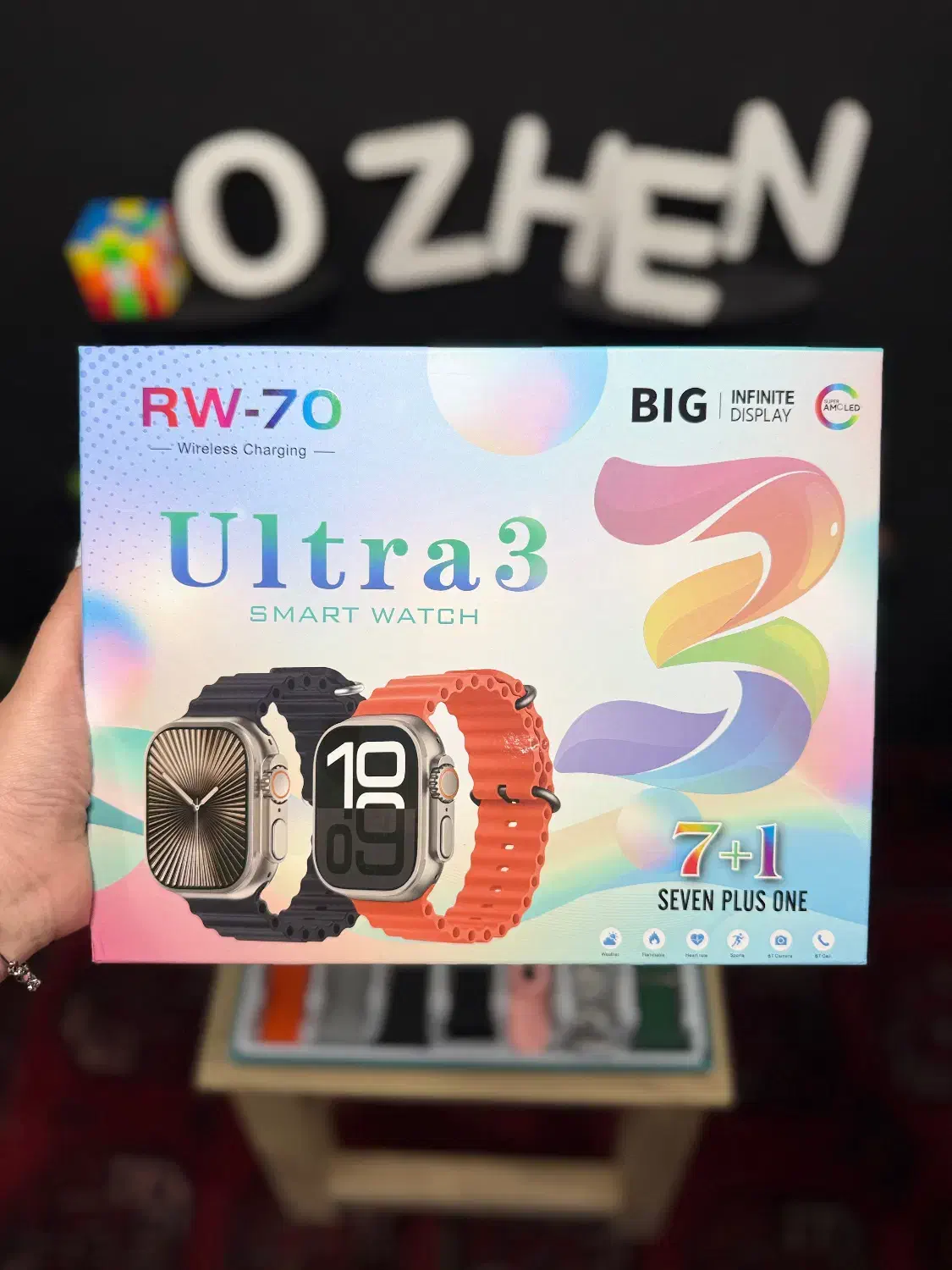 ساعت هوشمند Rw-70 ultra3 (هفت بند + ارسال رایگان)|ساعت|قم, میرزائیه|دیوار