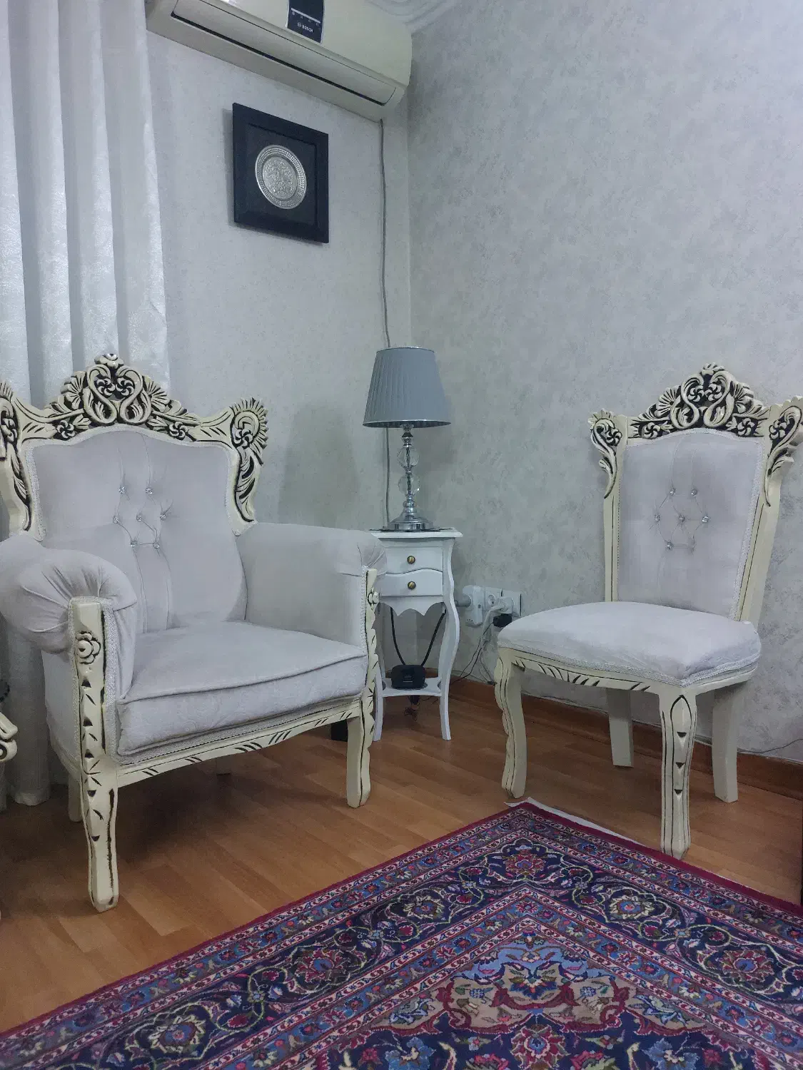 مبل سلطنتی ۹ نفره در حد نو|مبلمان خانگی و میز عسلی|زنجان, |دیوار