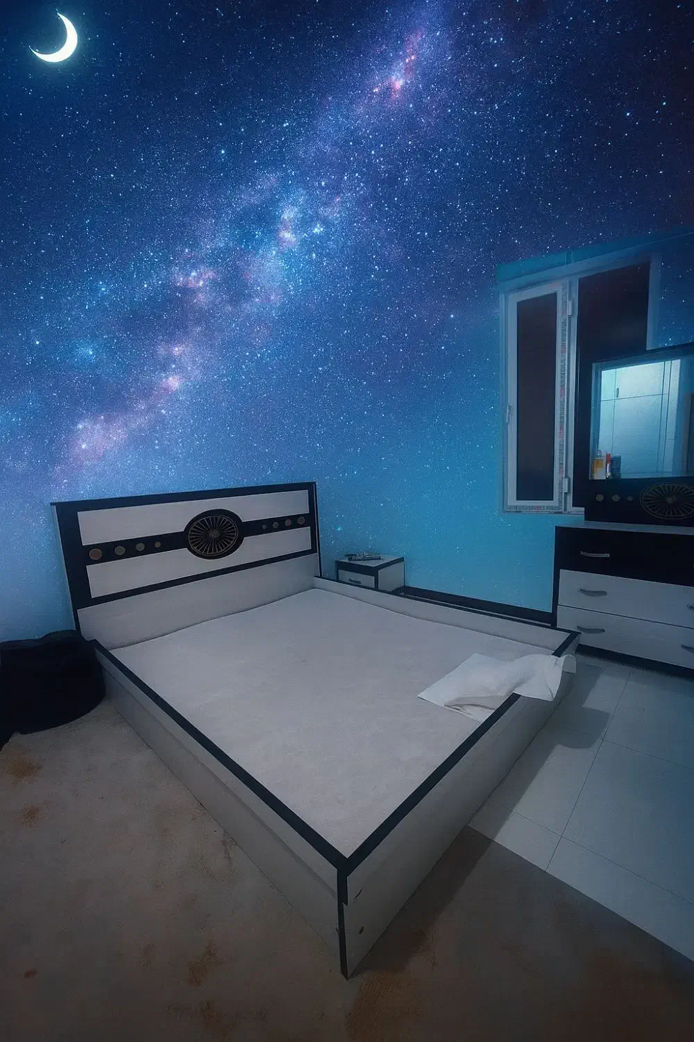 سرویس خواب دو نفره MDF لوکس|تخت و سرویس خواب|اهواز, شهرک دانشگاه|دیوار