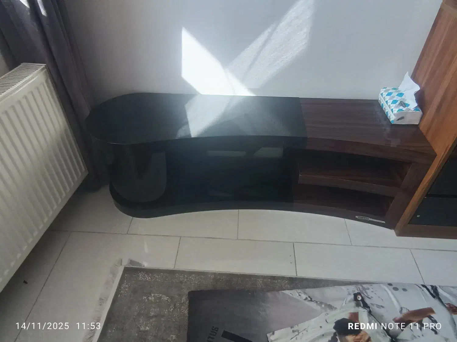 فروش میز تلویزیون ویترین ترک در حد نو|بوفه، ویترین، کنسول|تهران, گلاب دره|دیوار