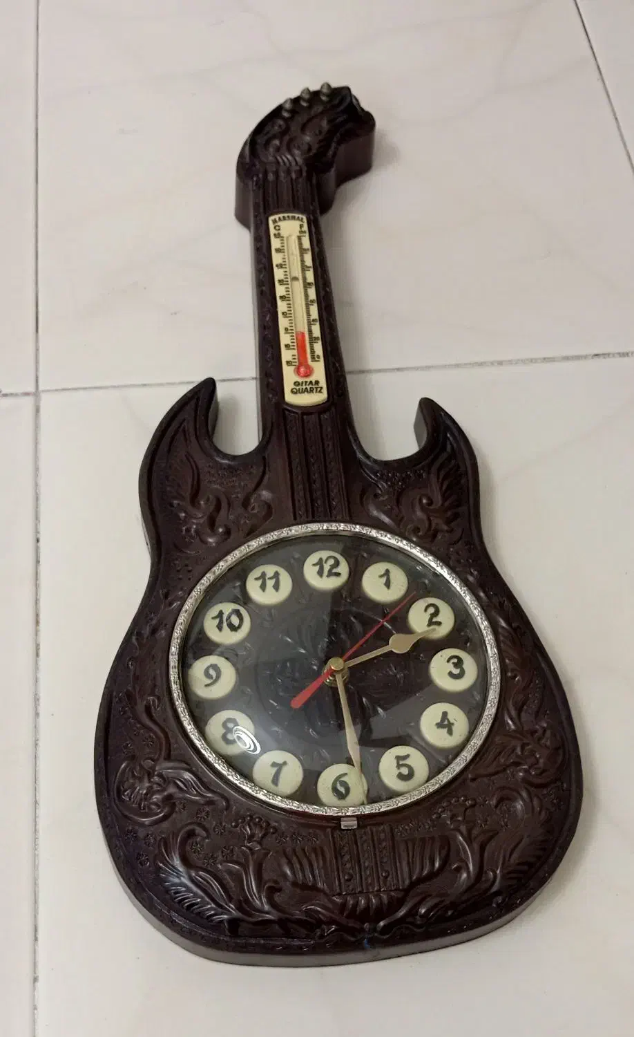 ساعت دیواری طرح گیتار|ساعت دیواری و تزئینی|پردیس, فاز ۳|دیوار