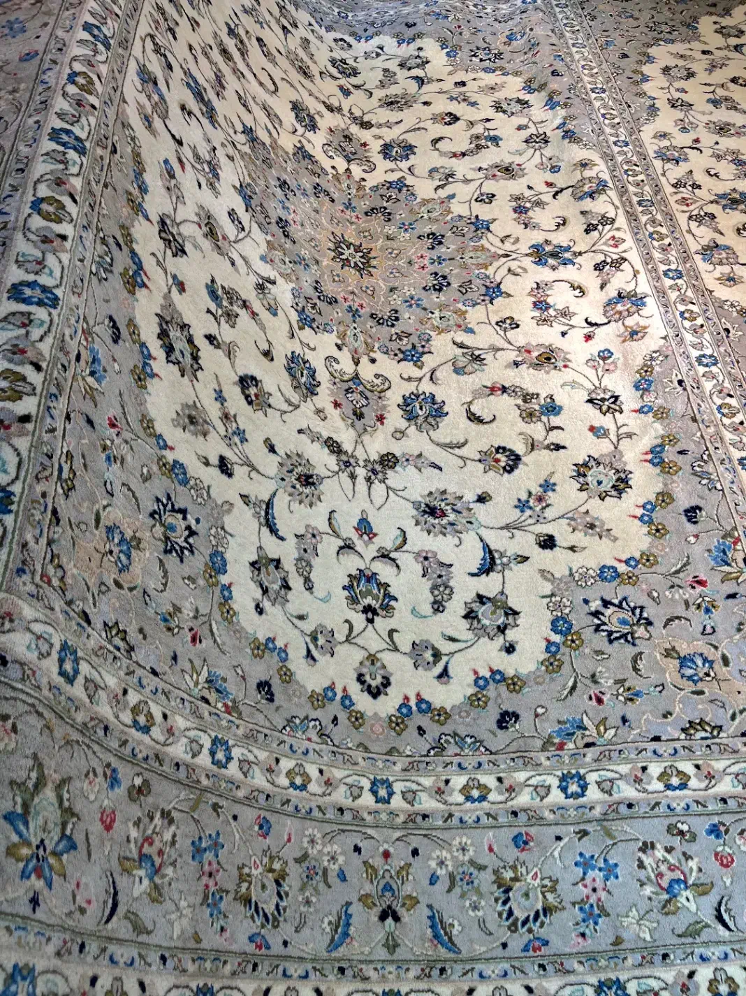 فرش دستباف جفت ۱۲ متری اردکان کرم دستبافت|فرش|تهران, مولوی|دیوار