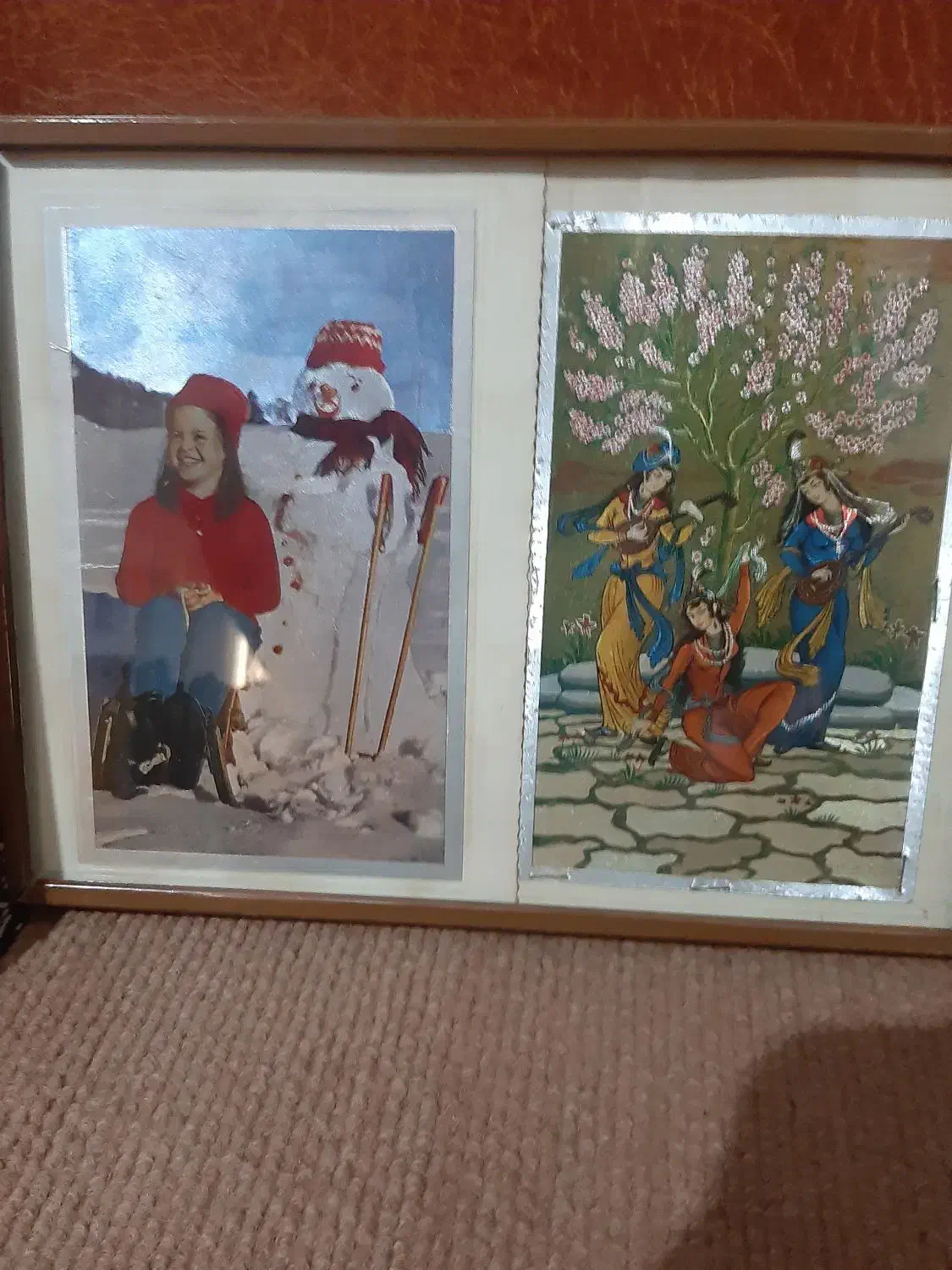 قاب عکس مینیاتوری|تابلو، نقاشی، عکس|لنگرود, |دیوار