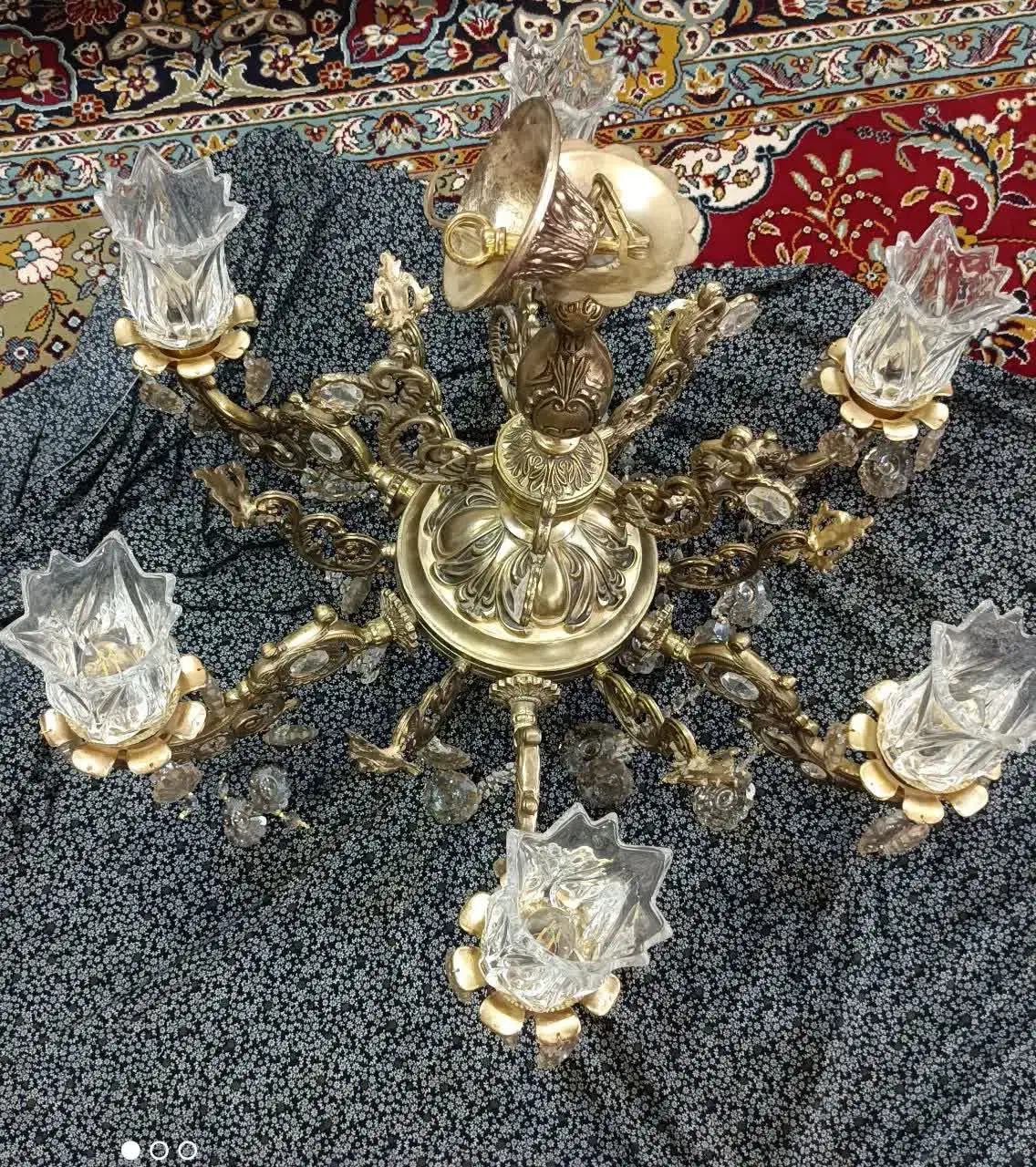 2 عدد لوستر 6شاخه|لوستر و چراغ آویز|سبزوار, هویزه|دیوار