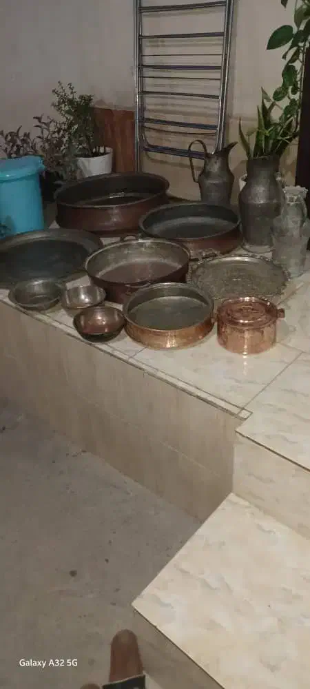 ظروف مسی|صنایع دستی و سایر لوازم تزئینی|بهشهر, |دیوار