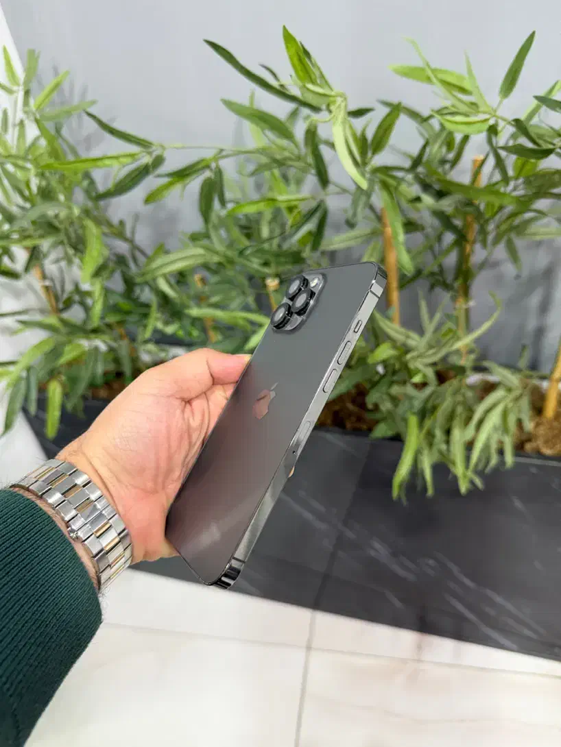 آیفون ۱۲ پرومکس ۲۵۶ باطری۸۰|موبایل|قائم‌شهر, |دیوار