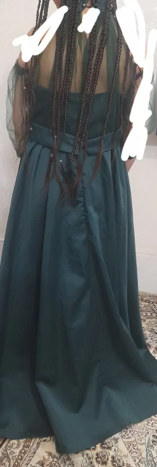 لباس مجلسی سبز خوش رنگ|لباس|بهارستان, |دیوار