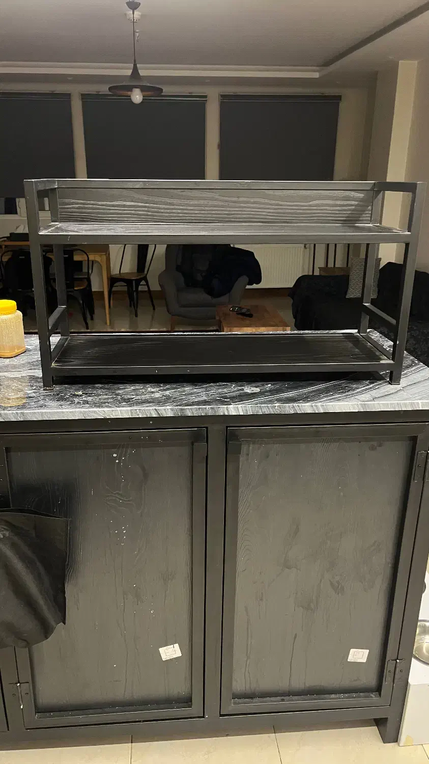 شلف دو طبقه|کتابخانه، شلف، قفسه‌های دیواری|اصفهان, کوی شهید کشوری|دیوار