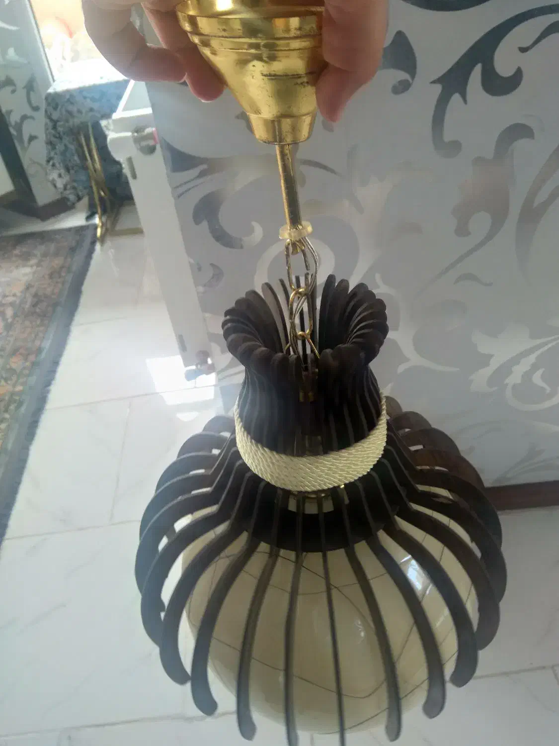 چراغ آویز|لوستر و چراغ آویز|آذرشهر, |دیوار