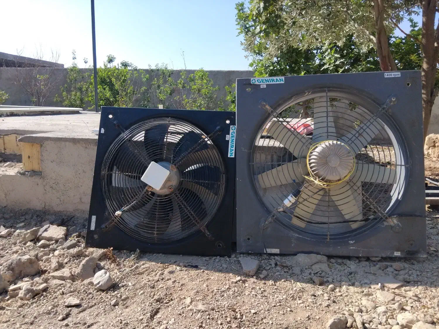 فن ۸۰*۸۰ و ۷۰*۷۰|پنکه و تصفیهکنندهٔ هوا|ایذه, |دیوار