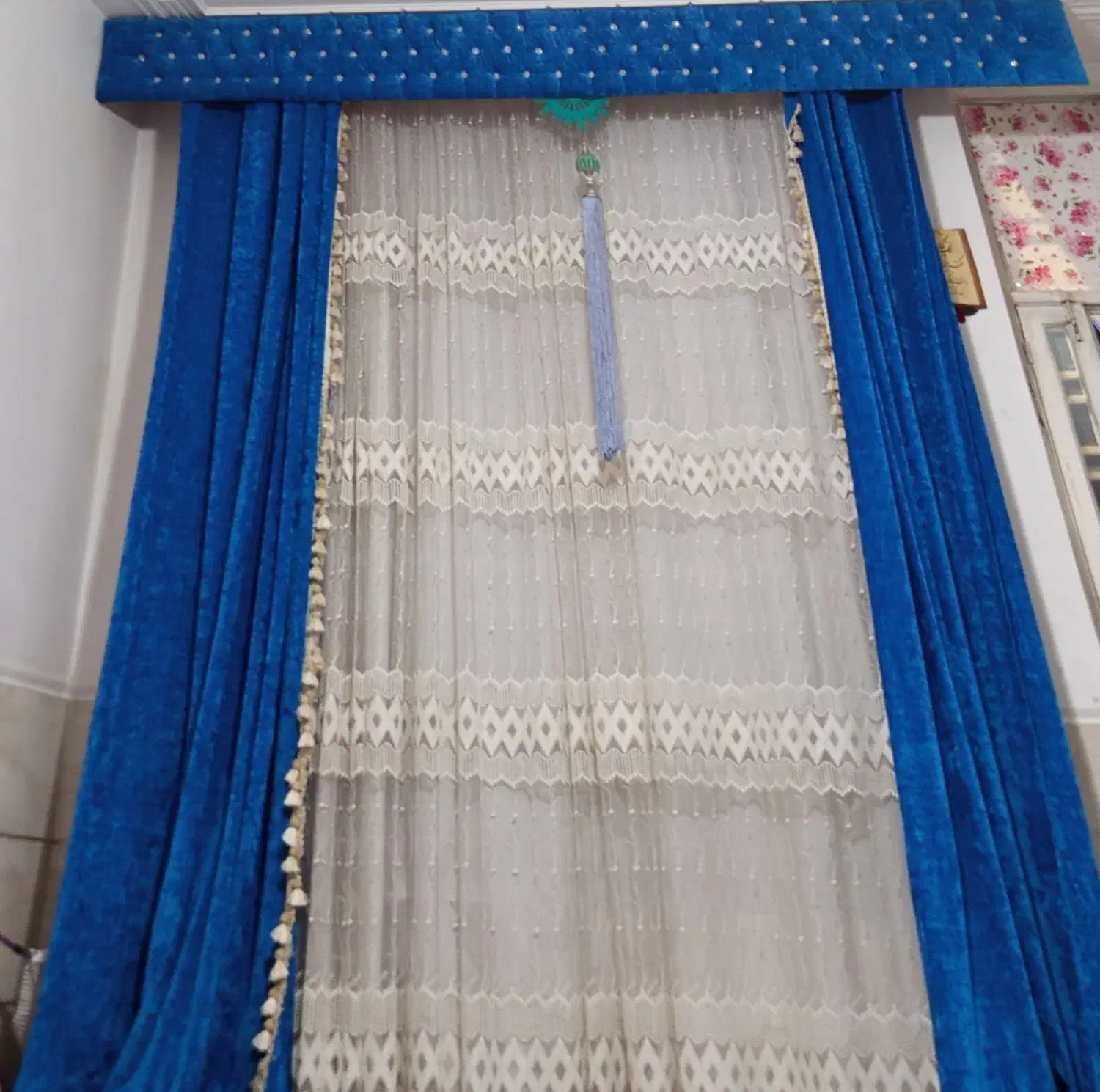 پرده|پرده، رانر، رومیزی|شیراز, شهرک مهدی‌آباد|دیوار