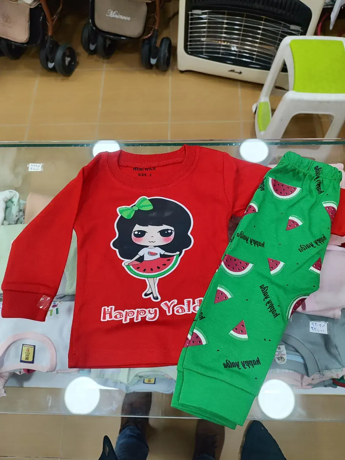 بلوز شلوار یلدای جدید|کفش و لباس بچه|کرمان, |دیوار