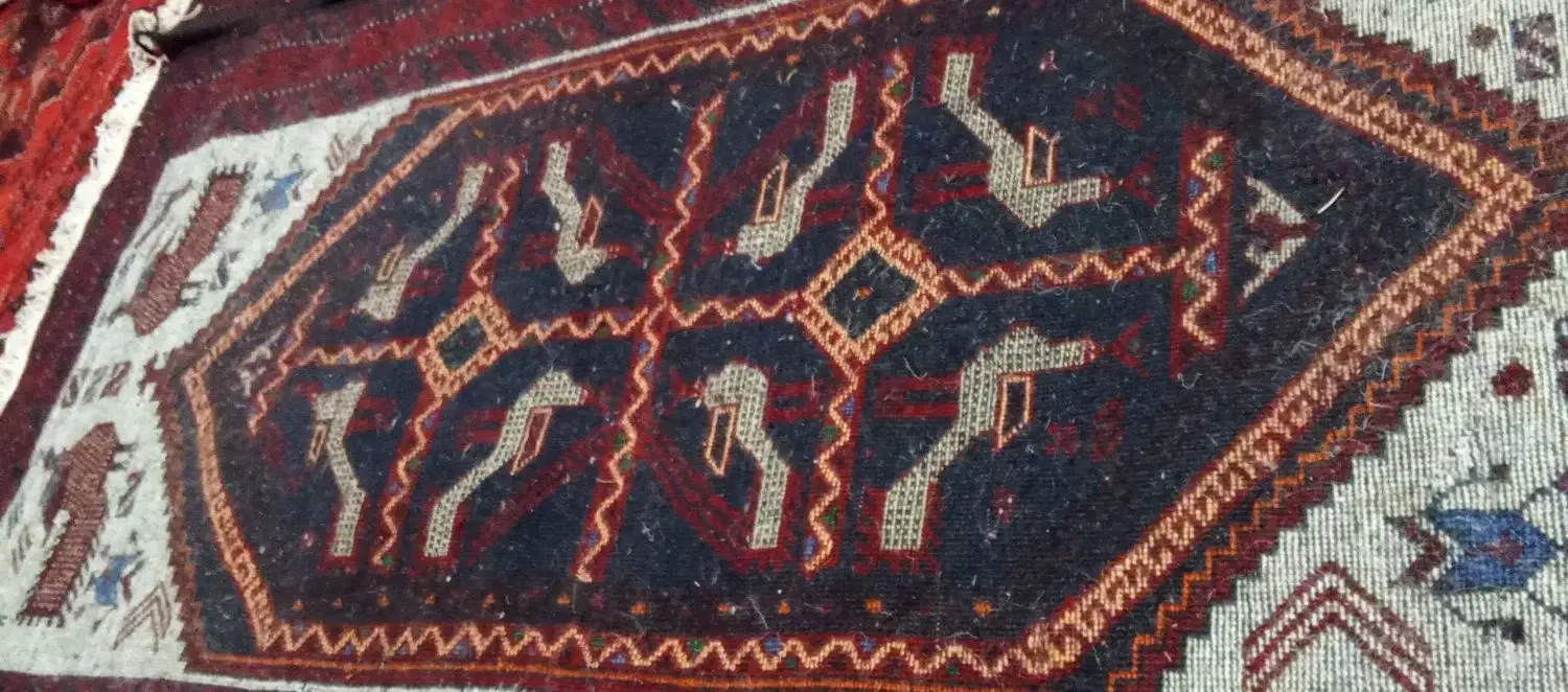 قالیچه دست بافت نو|فرش|بیرجند, |دیوار