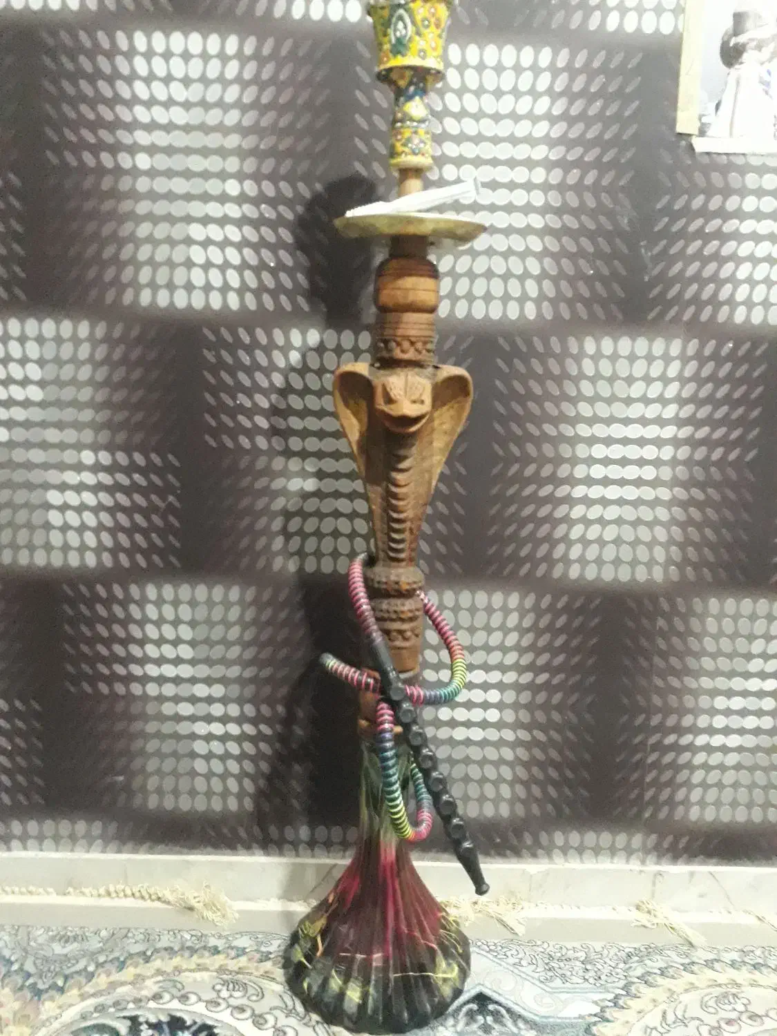 قلیون چوبی مار|کلکسیون و سرگرمی|زرند, |دیوار