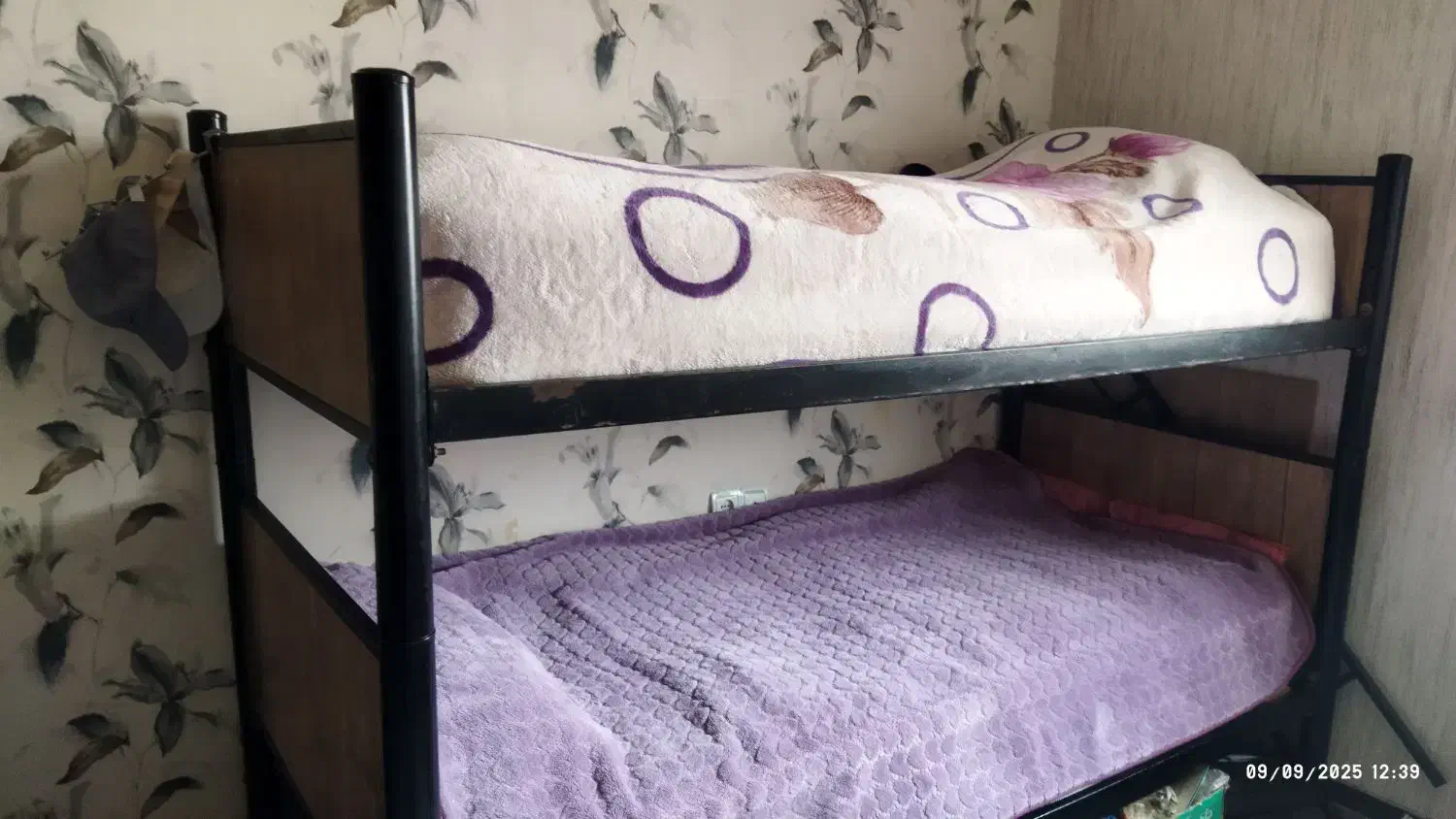 تخت دو طبقه ام دی اف و فلز جنس محکم|تخت و سرویس خواب|شیراز, شهرک سراج‎|دیوار