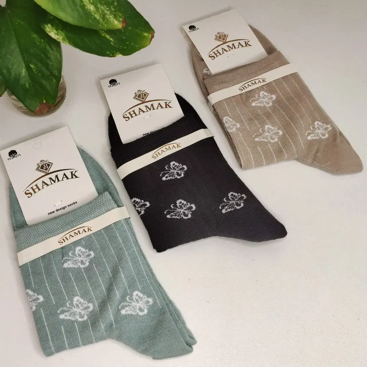 «جوراب نیمساق دخترونه طرح گل پروانه»|لباس|قم, باجک سه|دیوار