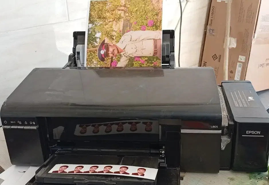 پرنتررنگی مدل اپسون L805|پرینتر، اسکنر، کپی، فکس|برازجان, |دیوار