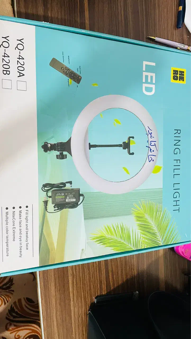 رینگ لایت|دوربین عکاسی و فیلم‌برداری|اهواز, زرگان|دیوار