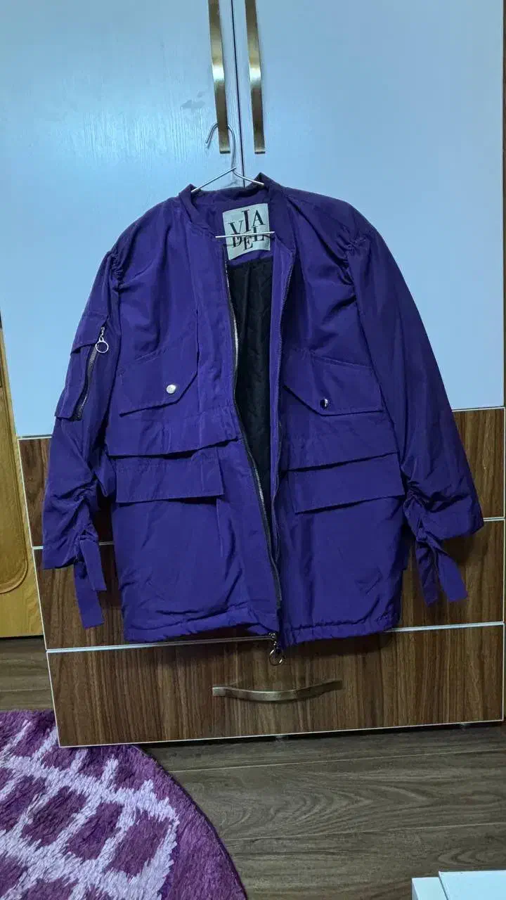 کاپشن زنانه بنفش|لباس|اصفهان, سعادتآباد|دیوار