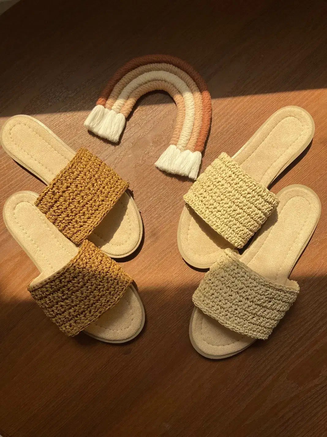 صندل رافیا|کیف، کفش، کمربند|گرگان, |دیوار