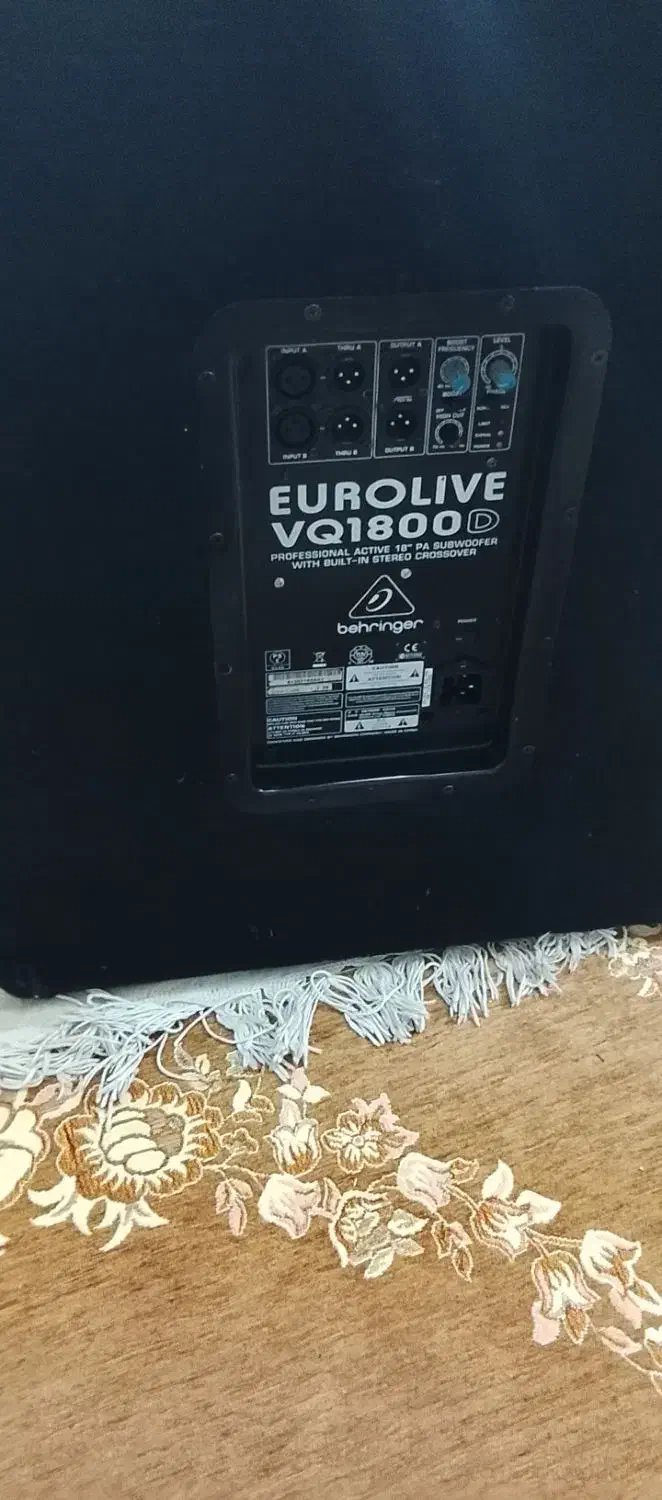 ساب18اکتیب بهرینگر|سیستم صوتی خانگی|مشهد, پورسینا|دیوار