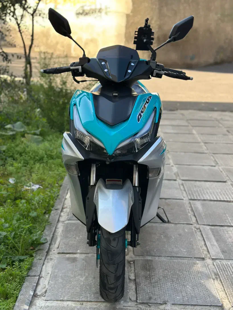 موتور کلیک،آیروکس نیو، خشک،آبی فیروزه ای|موتورسیکلت|ساری, |دیوار